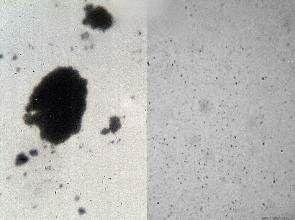 نمونه چاپ جوهر التراسونیک